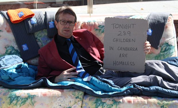 CEOs brave the cold for annual Sleepout