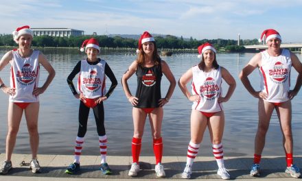 Cystic Fibrosis ACT’s 6500 Santa Speedo Shuffle