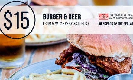 $15 Burger and Beer at The Pedlar