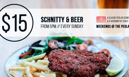 $15 Schnitty and Beer at The Pedlar