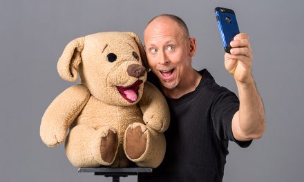 David Strassman with Ted E Bear