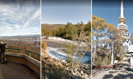 Google Street View Canberra walking tracks