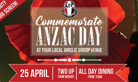 Anzac Day at Ainslie Football Club