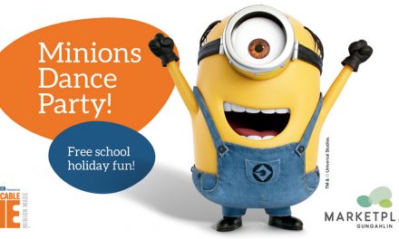 Free Minions Dance Party at Marketplace!