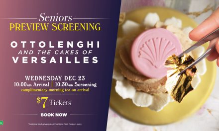 Ottolenghi and the Cakes of Versailles Morning Tea Screening at Dendy 2020