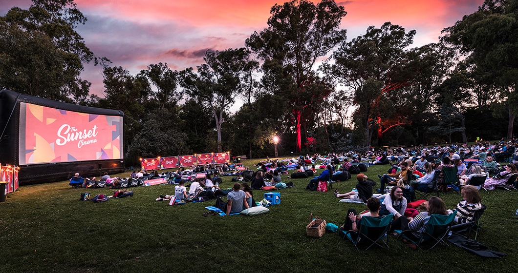 Wine, burgers, choc tops and Tim Tams, it’s all happening at this year’s Sunset Cinema