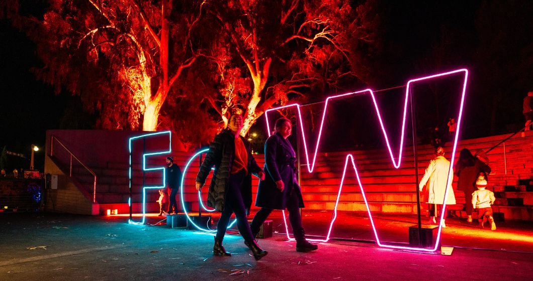 Foodie hub, ice skating and light installations: Wagga Wagga’s Festival of W makes a bright return this winter