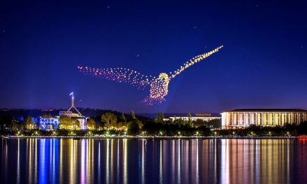 Award-winning drone show and night markets to return to Lake Burley Griffin